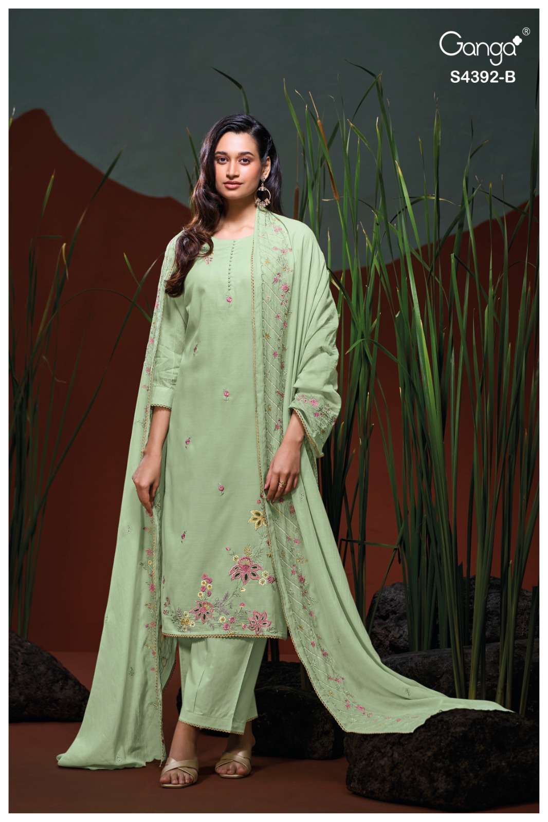 Ganga Fashion Aezra 4392 - Amrah Wholesale