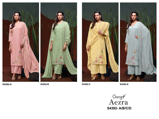 Ganga Fashion Aezra 4392 - Amrah Wholesale