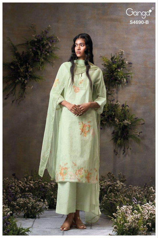 Ganga Ahaana 4690 Dress Material - Amrah Wholesale