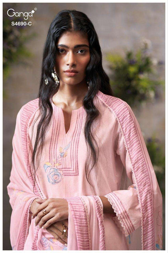 Ganga Ahaana 4690 Dress Material - Amrah Wholesale