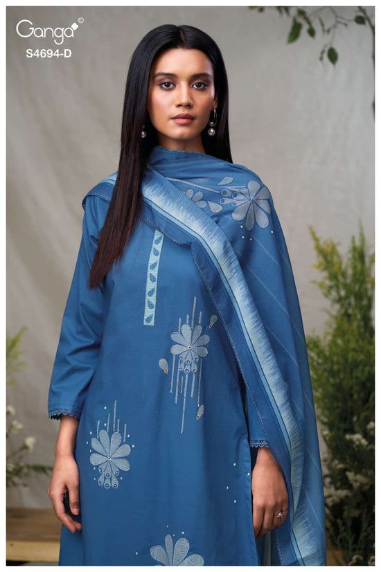 Ganga Fashion Aiyanae 4694 Premium Cotton Dress Material