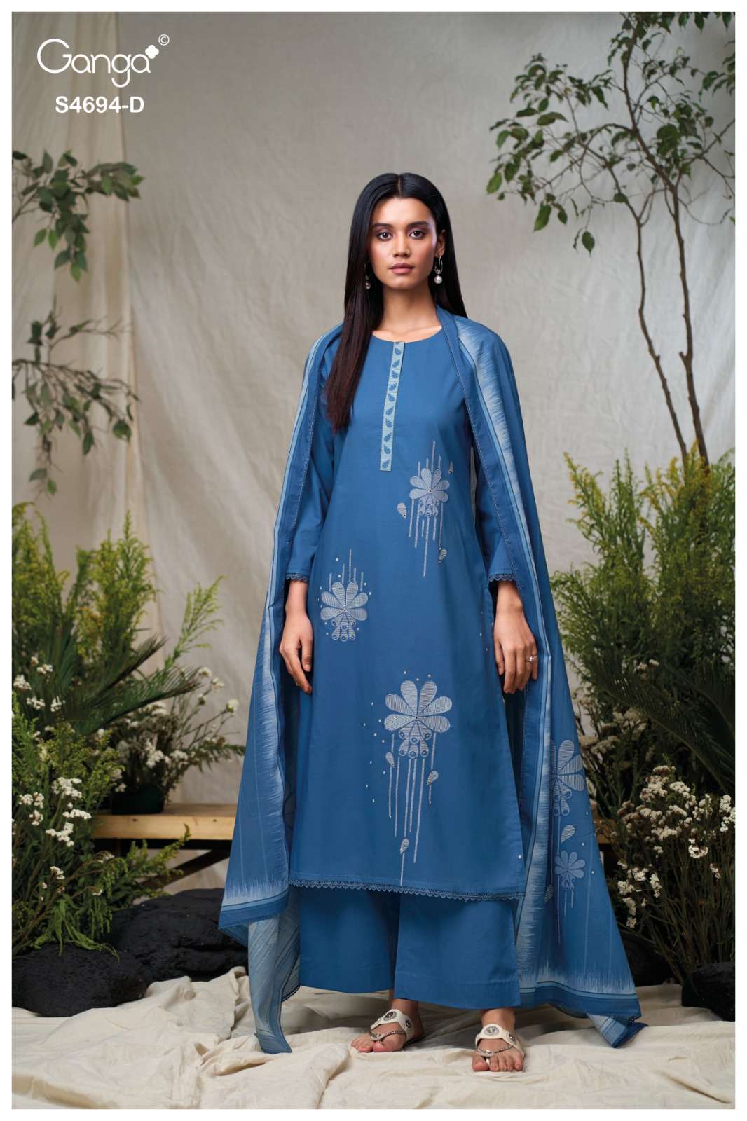 Ganga Fashion Aiyanae 4694 Premium Cotton Dress Material