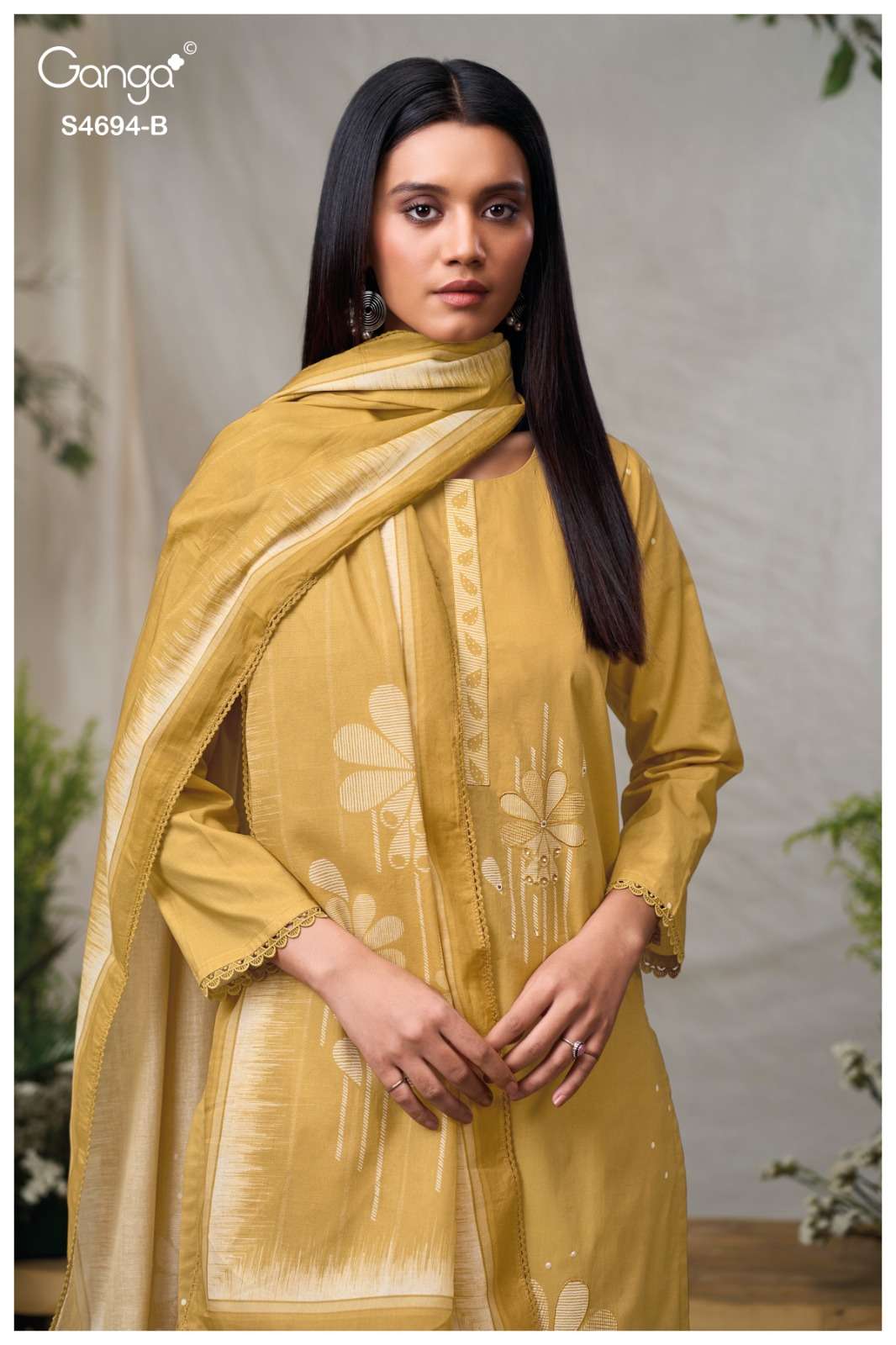 Ganga Fashion Aiyanae 4694 Premium Cotton Dress Material