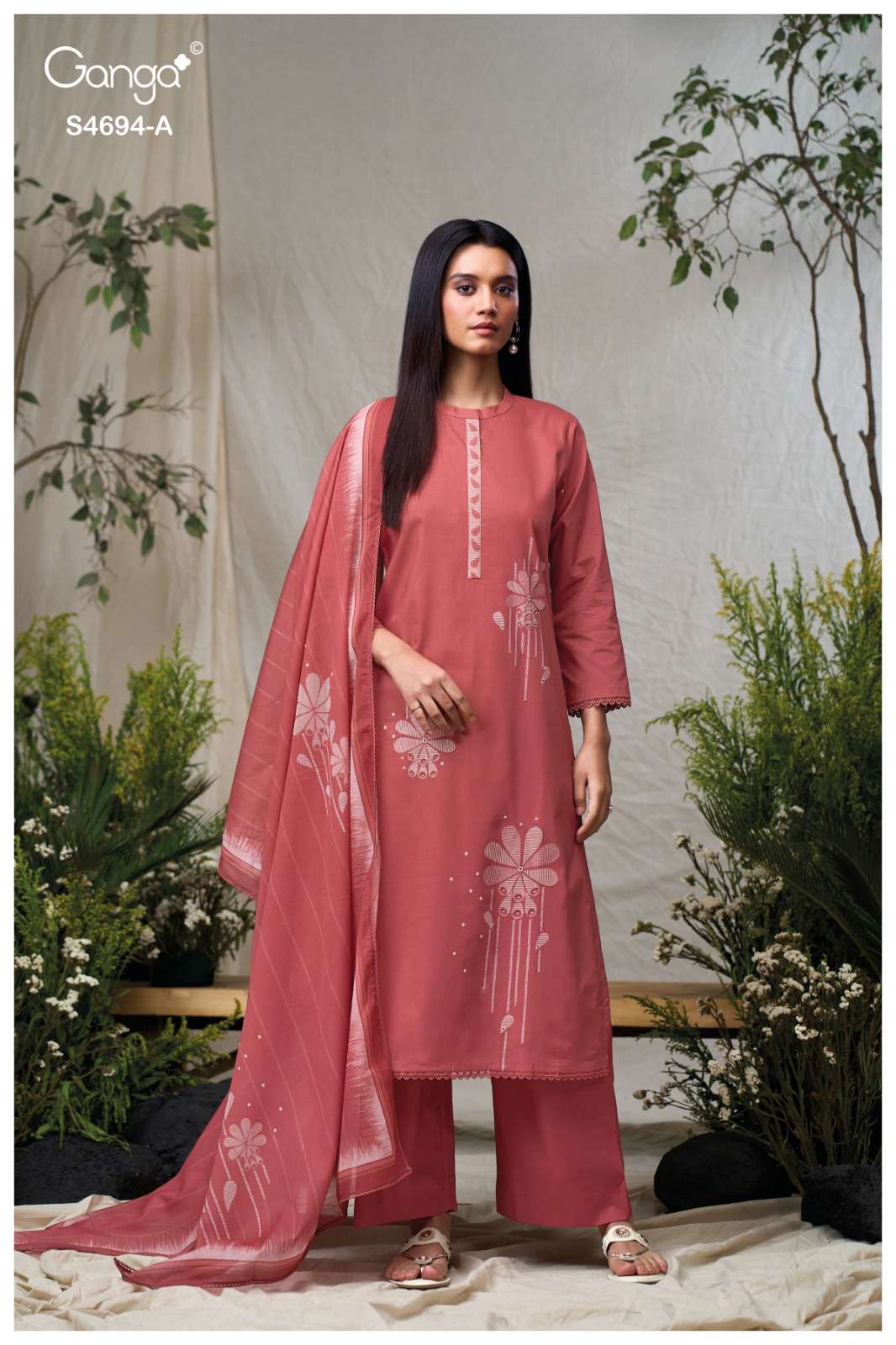 Ganga Fashion Aiyanae 4694 Premium Cotton Dress Material