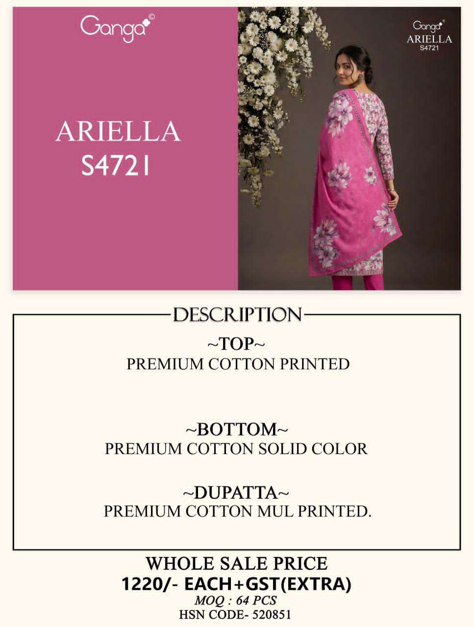 Ganga Ariella 4721 - Amrah Wholesale