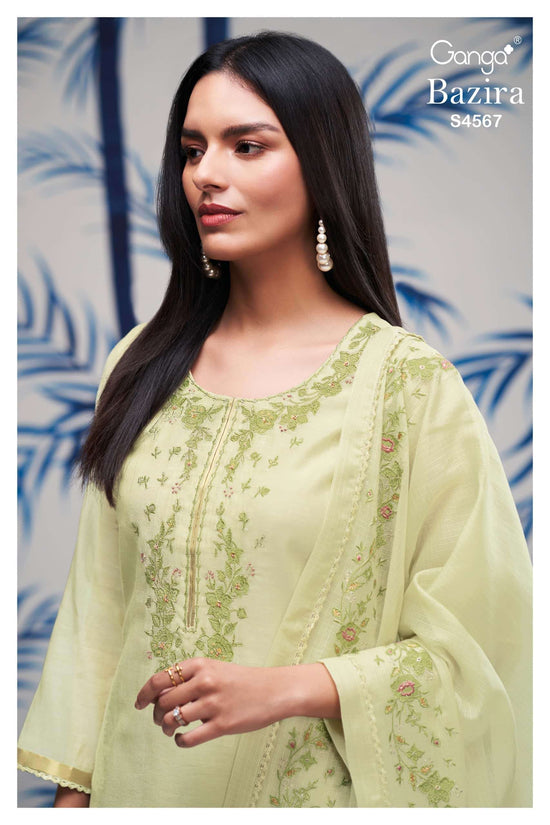 Ganga Fashion Bazira 4567 Dress Material - Amrah Wholesale