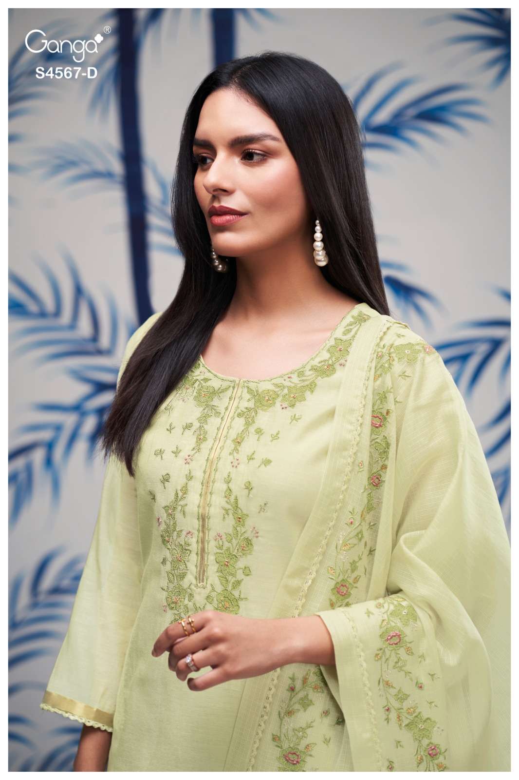 Ganga Fashion Bazira 4567 Dress Material - Amrah Wholesale