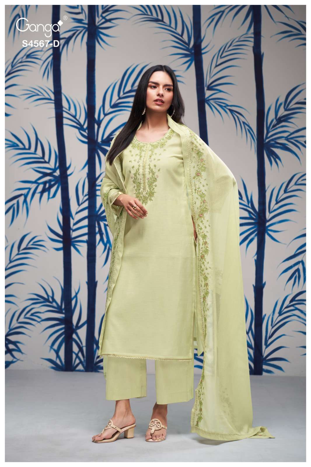 Ganga Fashion Bazira 4567 Dress Material - Amrah Wholesale