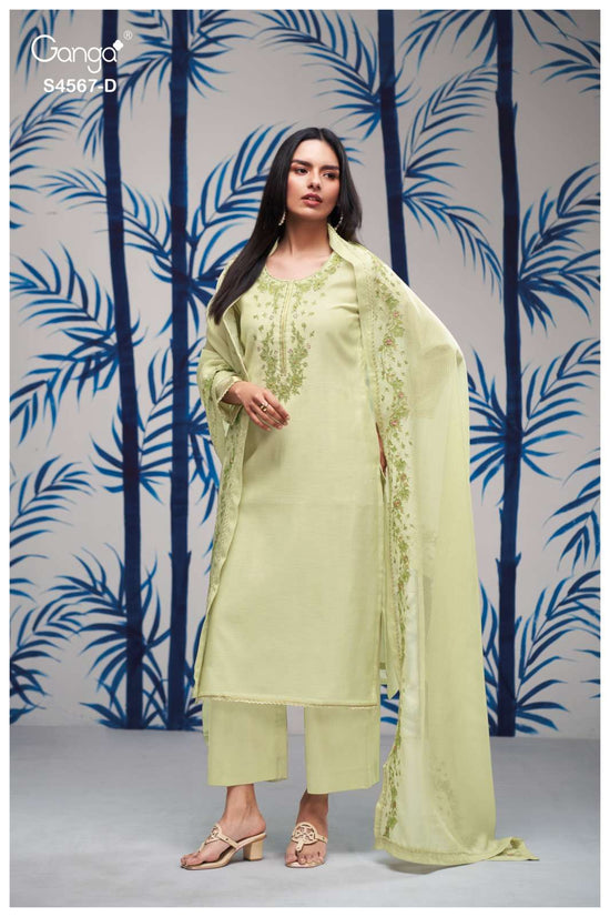 Ganga Fashion Bazira 4567 Dress Material - Amrah Wholesale