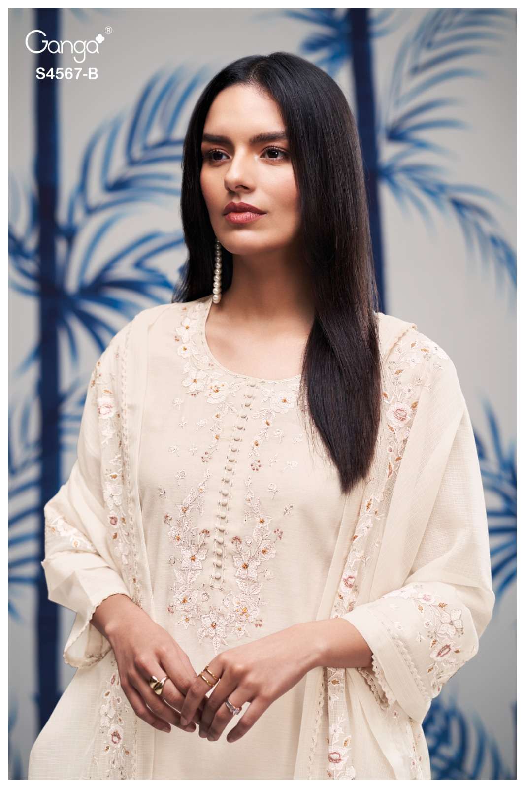 Ganga Fashion Bazira 4567 Dress Material - Amrah Wholesale