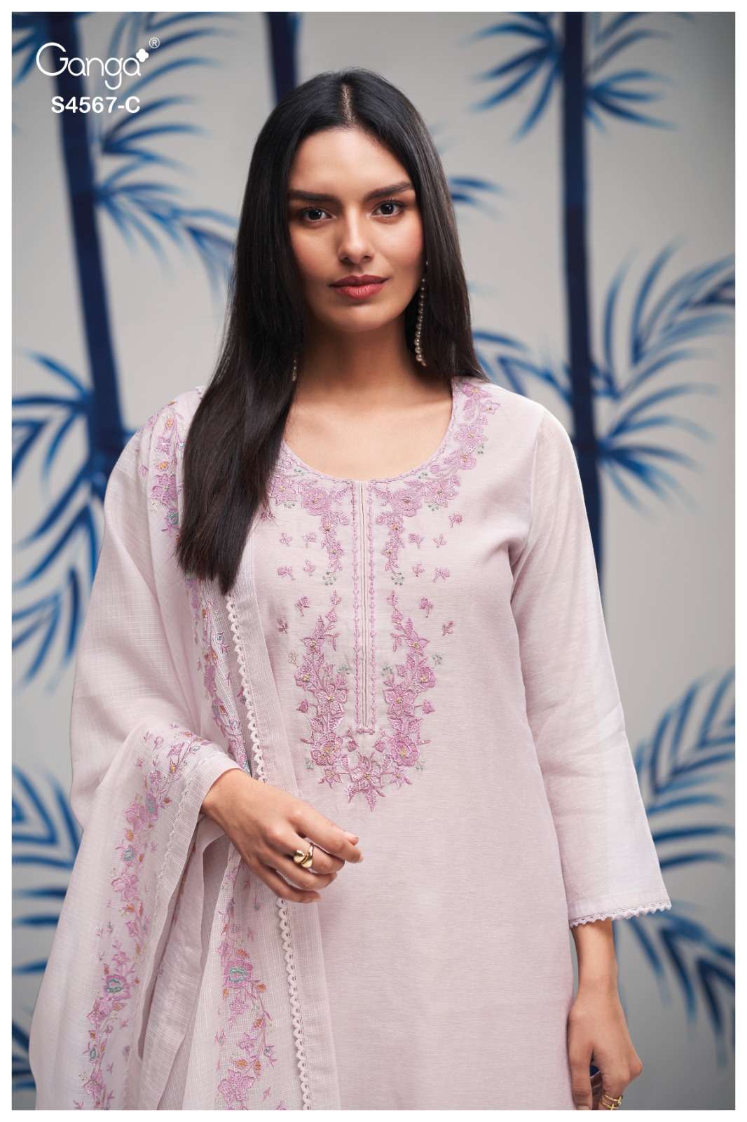 Ganga Fashion Bazira 4567 Dress Material - Amrah Wholesale