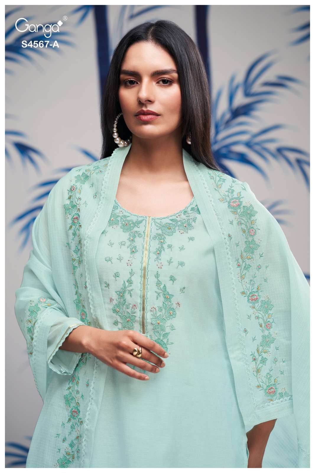 Ganga Fashion Bazira 4567 Dress Material - Amrah Wholesale