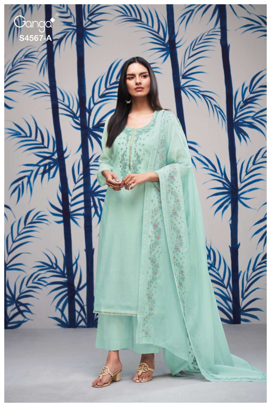 Ganga Fashion Bazira 4567 Dress Material - Amrah Wholesale
