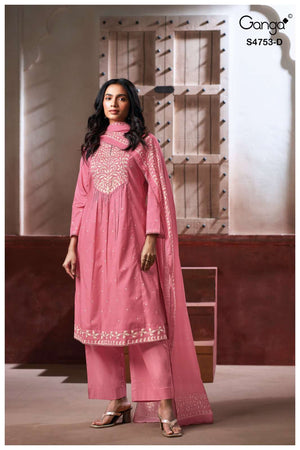 Ganga Fashion Bireya 4753 Dress Material - Amrah Wholesale