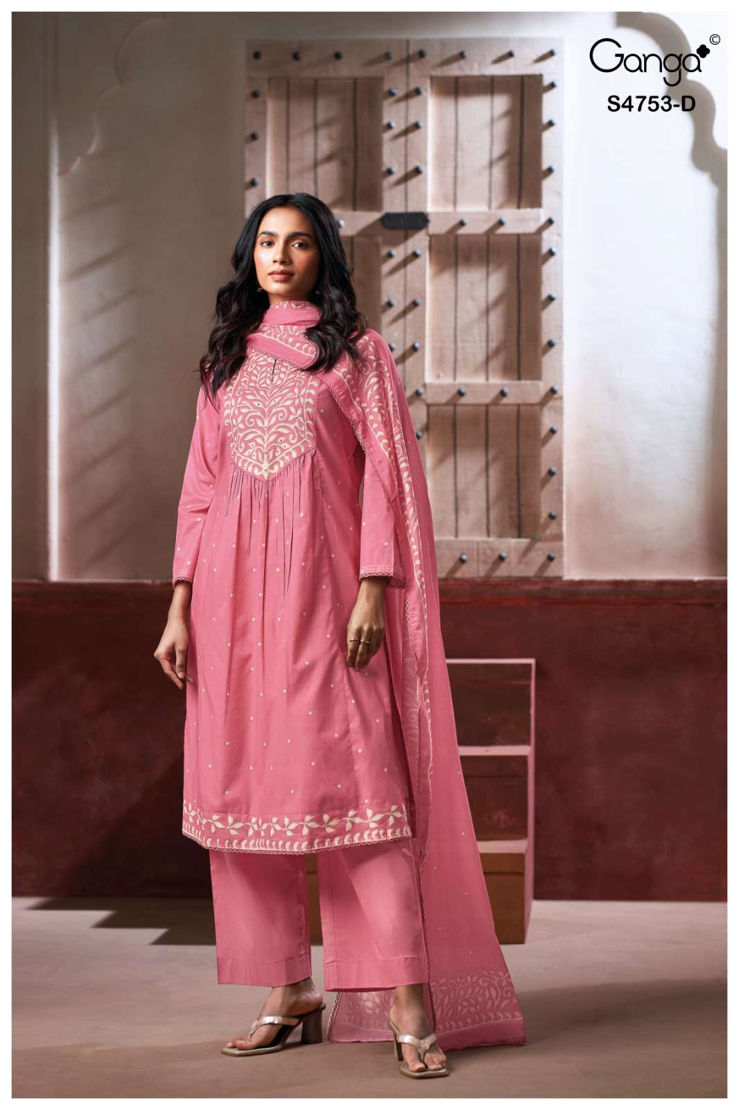 Ganga Fashion Bireya 4753 Dress Material - Amrah Wholesale
