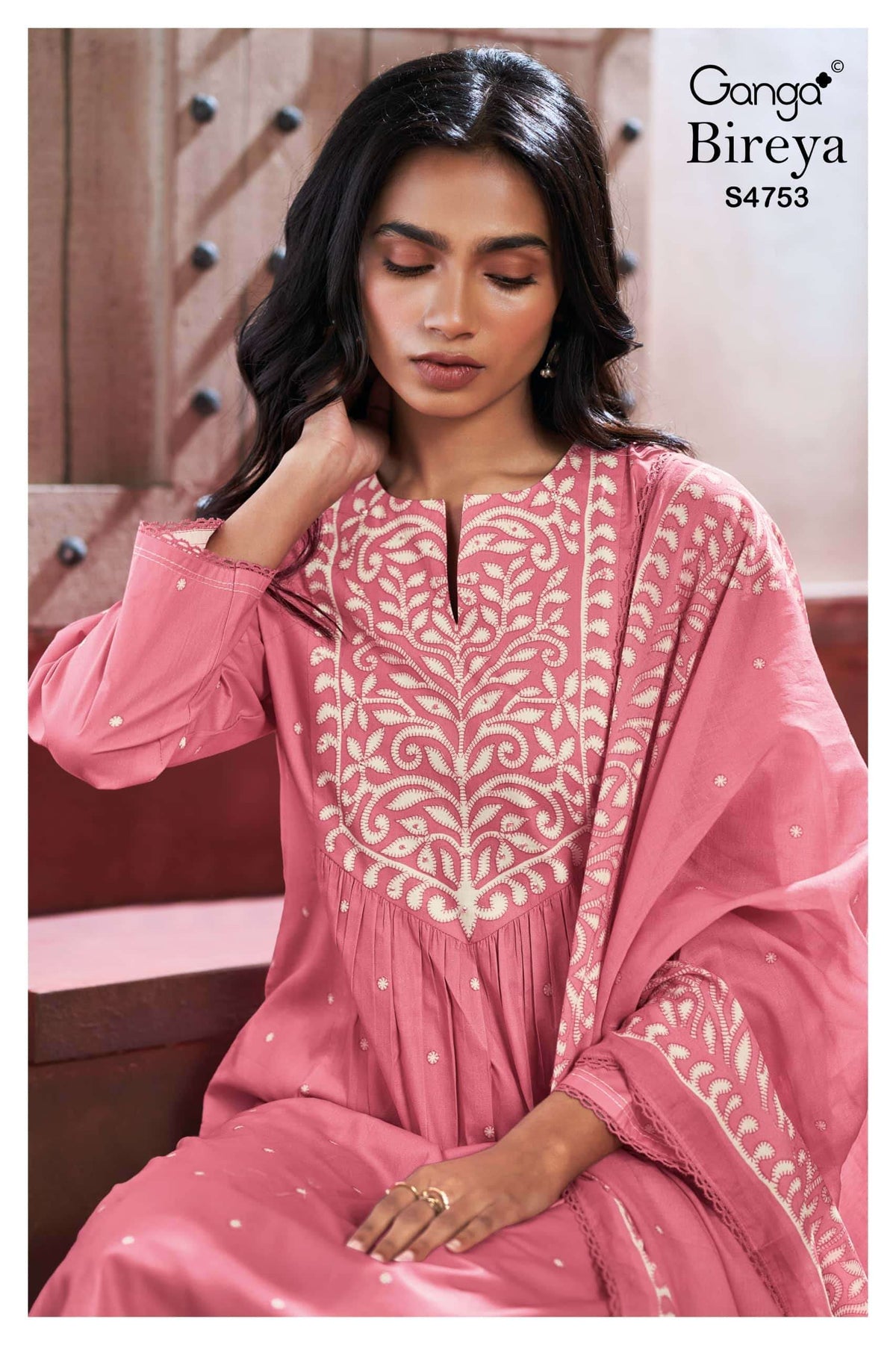 Ganga Fashion Bireya 4753 Dress Material - Amrah Wholesale