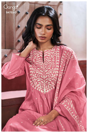 Ganga Fashion Bireya 4753 Dress Material - Amrah Wholesale