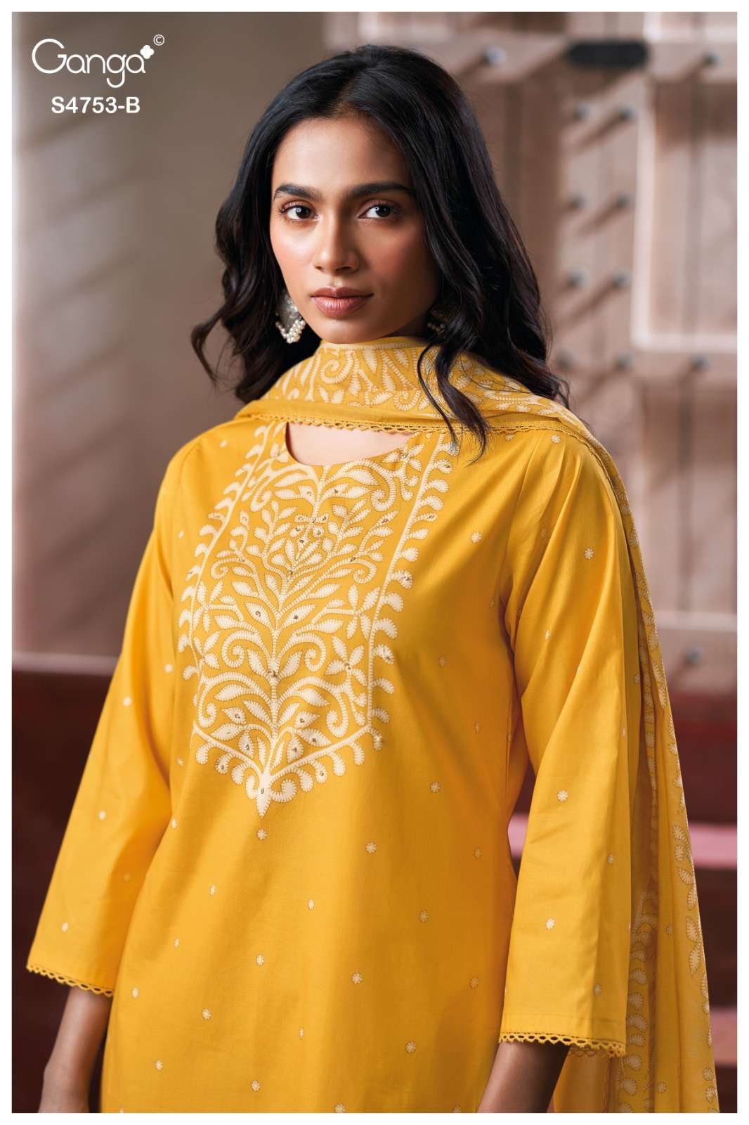 Ganga Fashion Bireya 4753 Dress Material - Amrah Wholesale