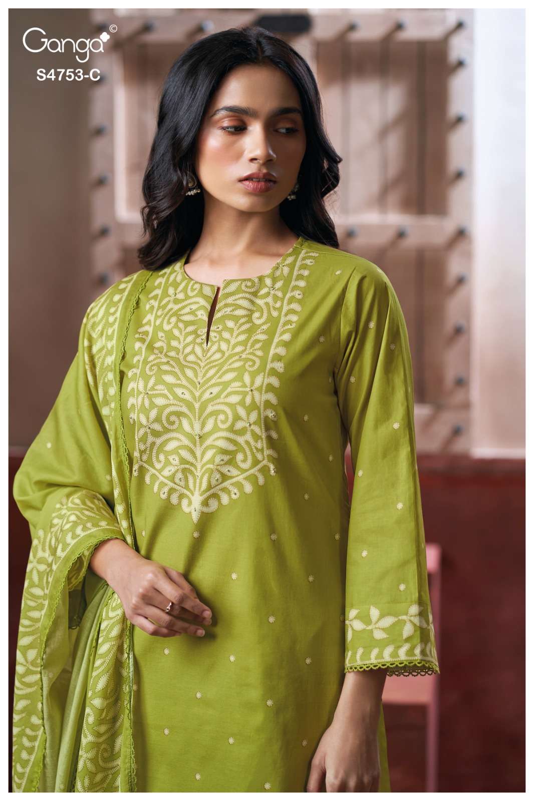 Ganga Fashion Bireya 4753 Dress Material - Amrah Wholesale