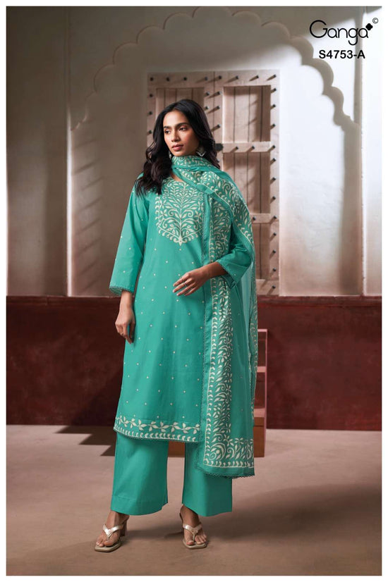 Ganga Fashion Bireya 4753 Dress Material - Amrah Wholesale
