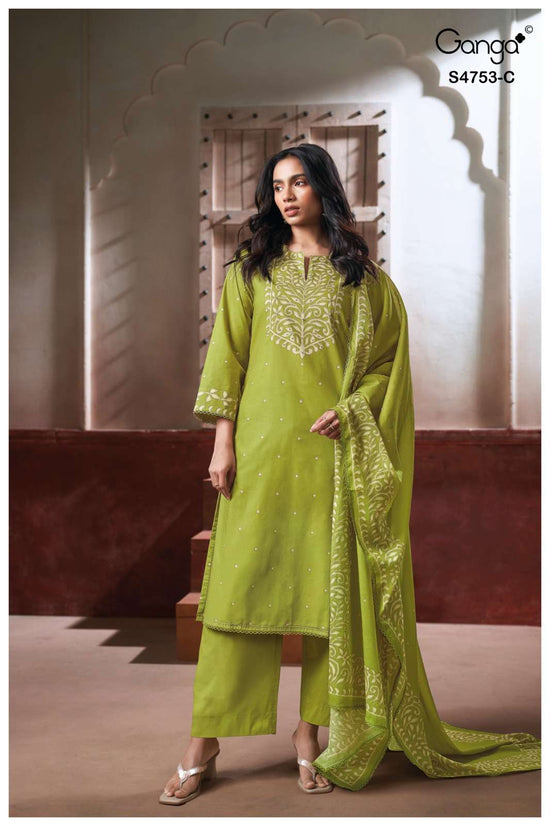 Ganga Fashion Bireya 4753 Dress Material - Amrah Wholesale