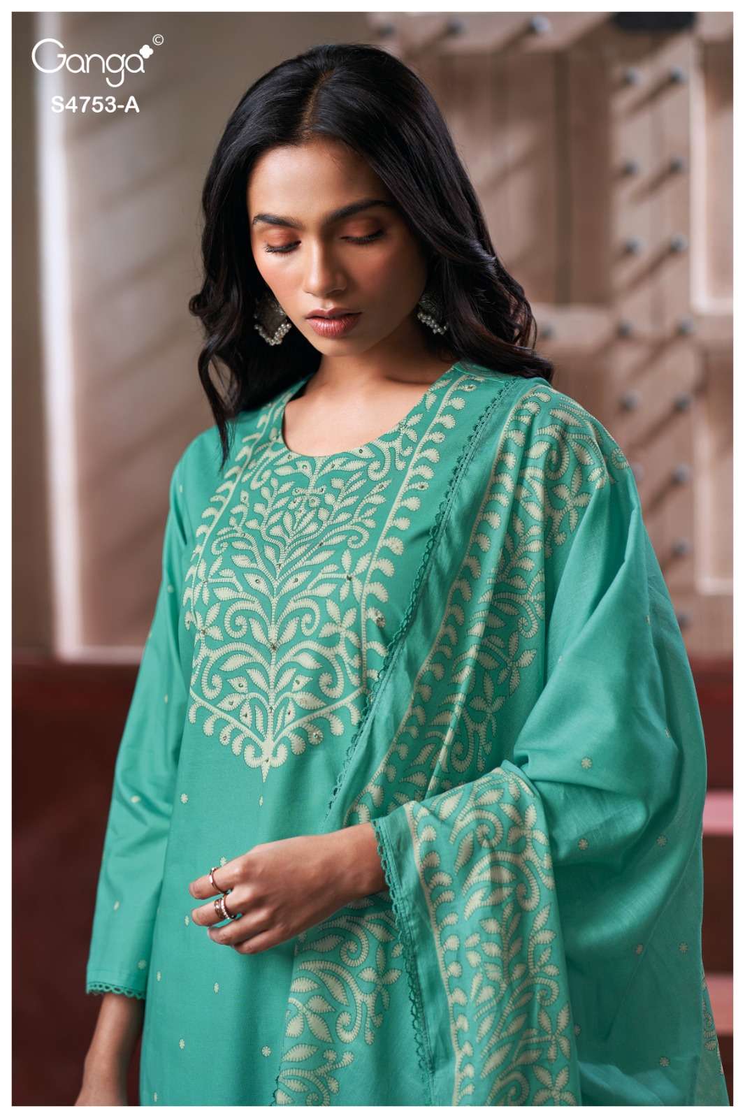 Ganga Fashion Bireya 4753 Dress Material - Amrah Wholesale