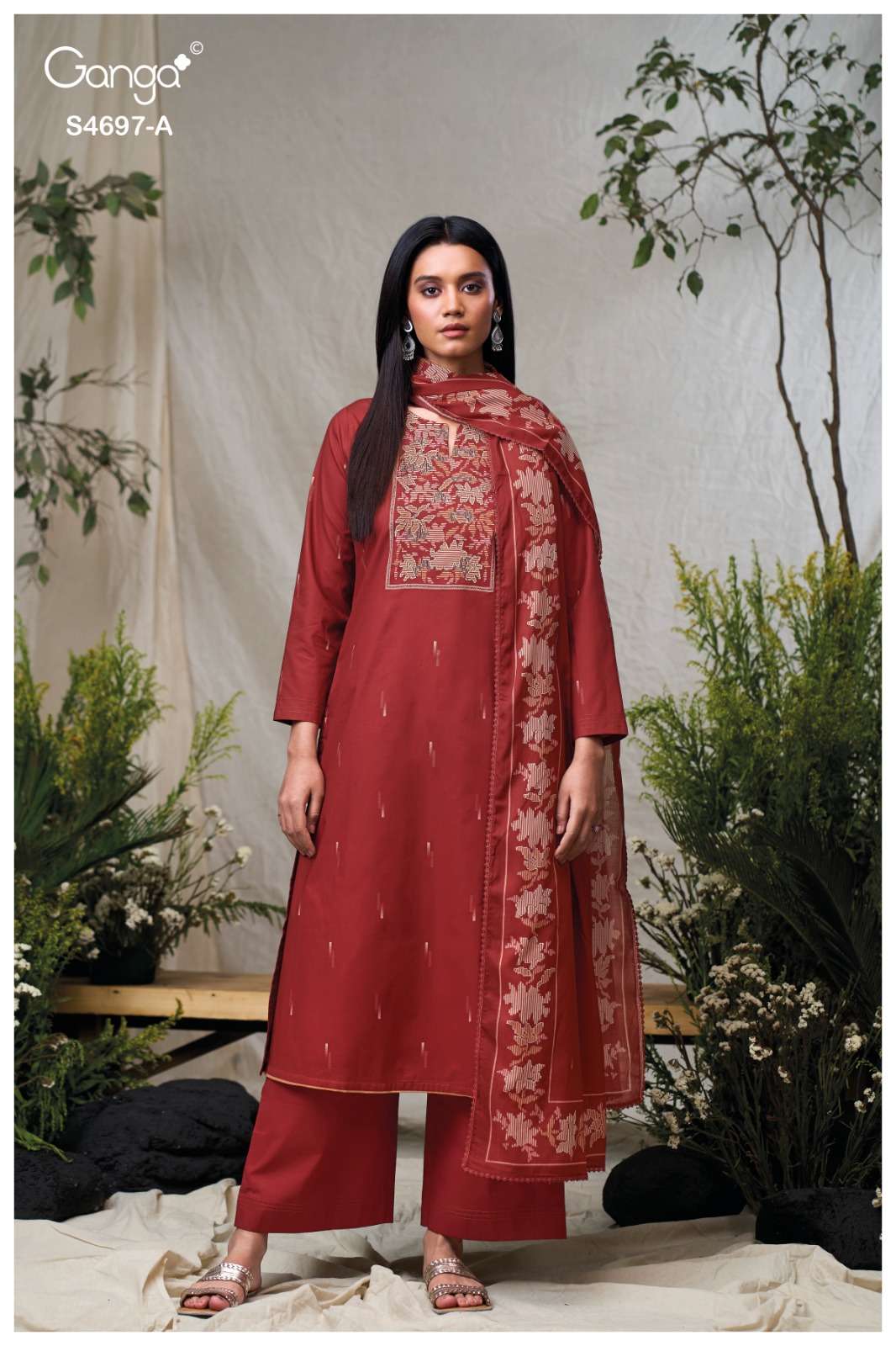Ganga Fashion Bivanshi 4697 Premium Cotton Dress Material