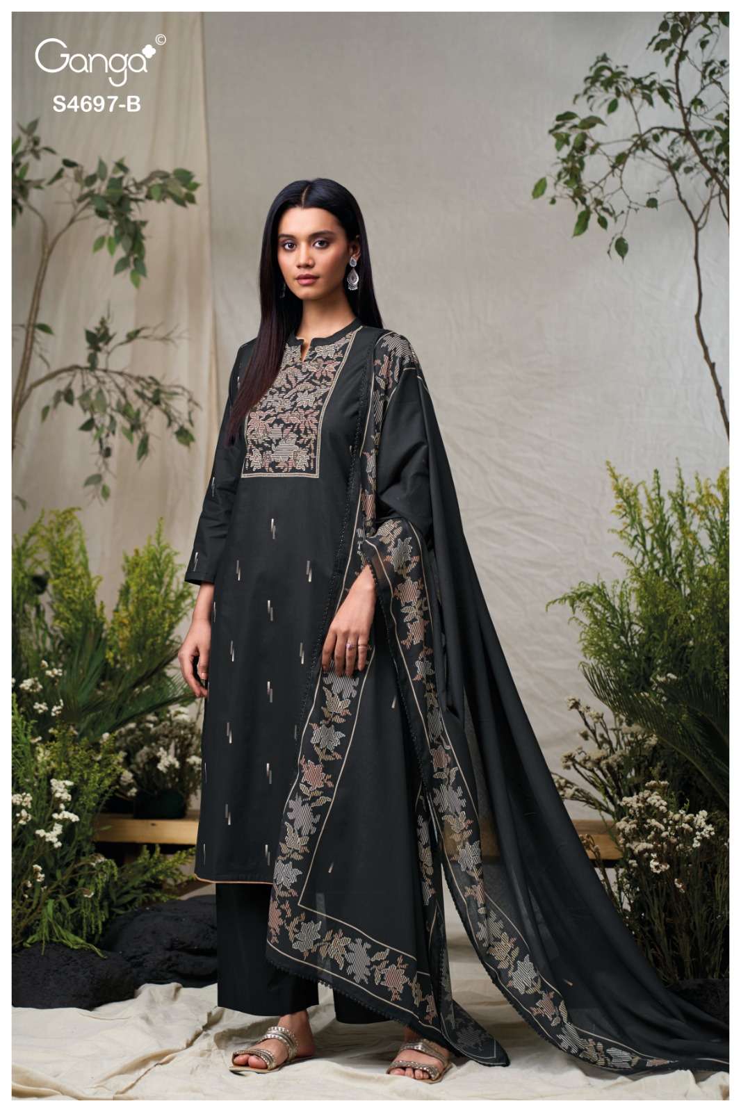 Ganga Fashion Bivanshi 4697 Premium Cotton Dress Material