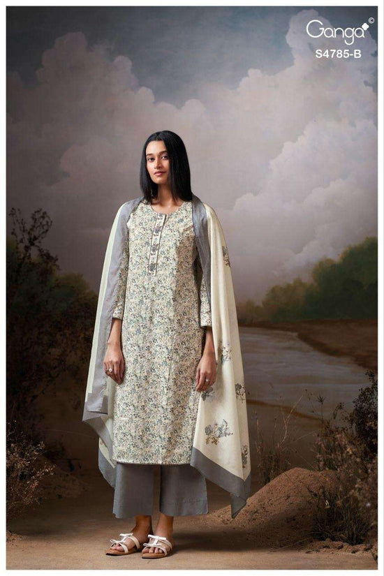 Ganga Fashion Brahvii 4785 Cotton Dress Material
