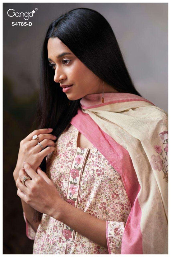 Ganga Fashion Brahvii 4785 Cotton Dress Material