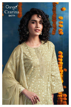 Ganga Czarina 4771 Dress Material - Amrah Wholesale