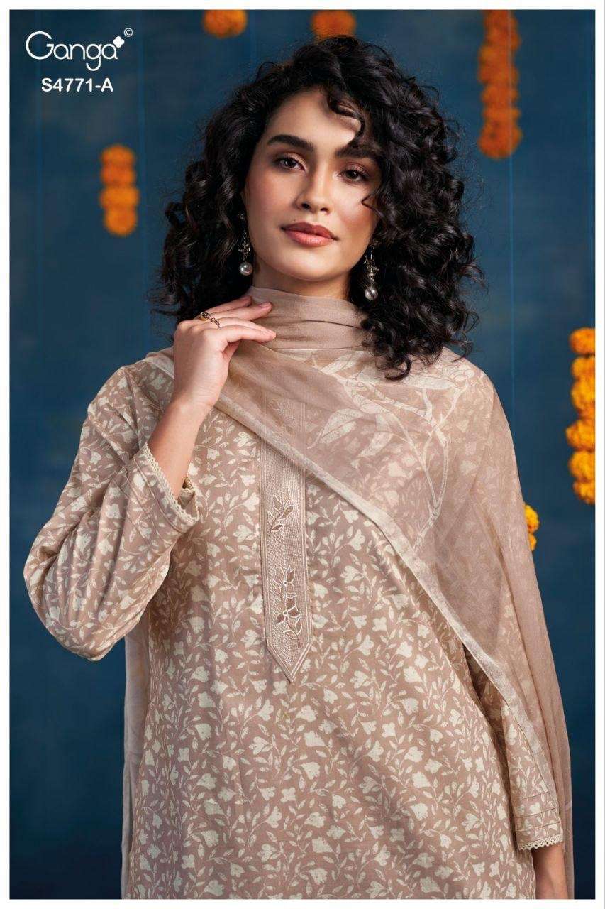 Ganga Czarina 4771 Dress Material - Amrah Wholesale