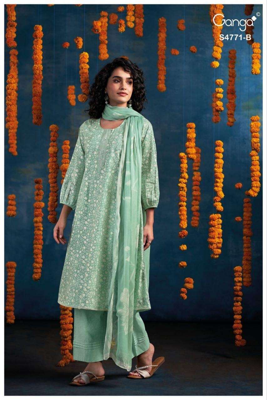 Ganga Czarina 4771 Dress Material - Amrah Wholesale