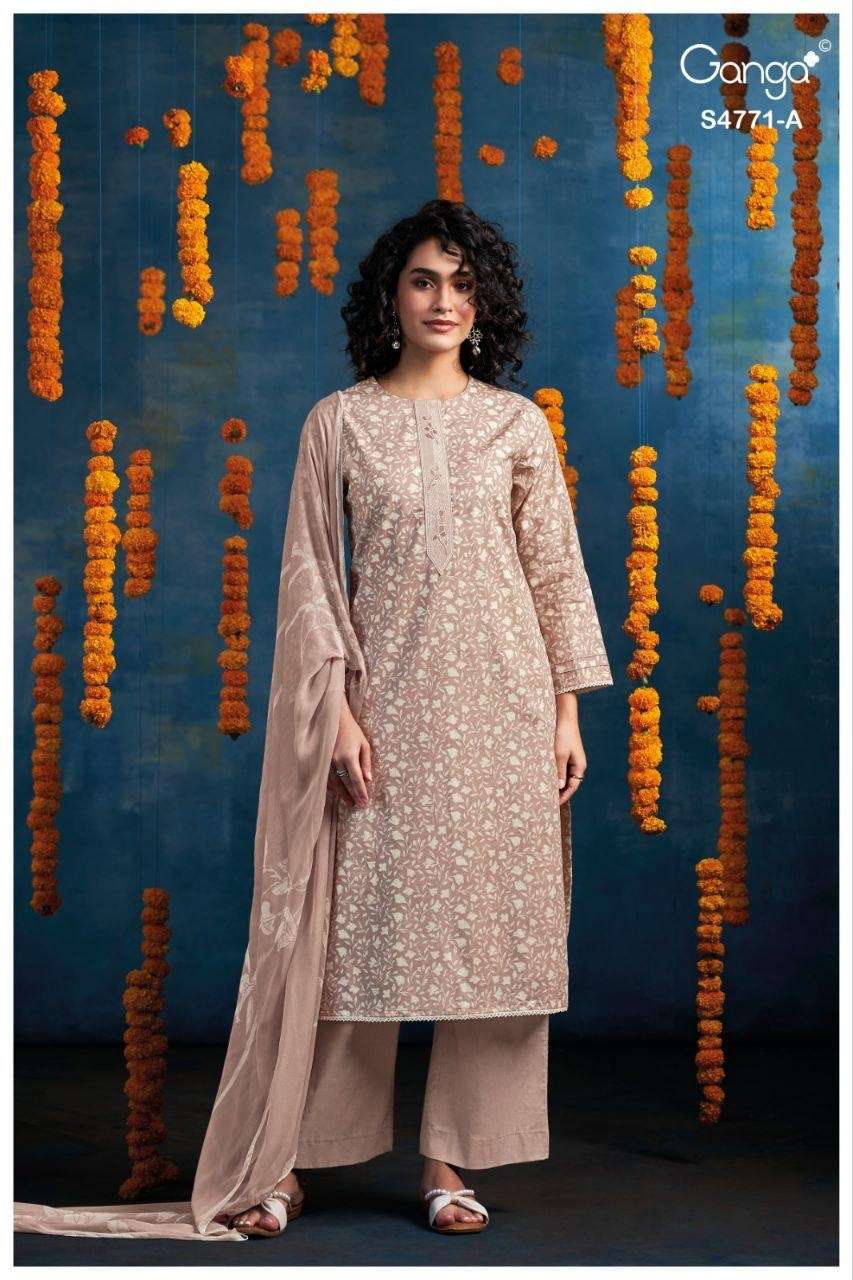 Ganga Czarina 4771 Dress Material - Amrah Wholesale