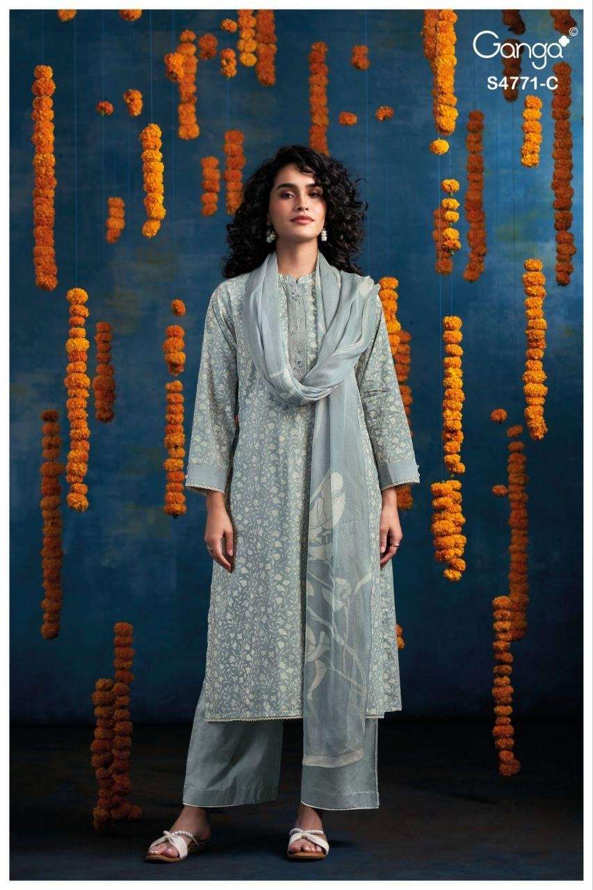 Ganga Czarina 4771 Dress Material - Amrah Wholesale