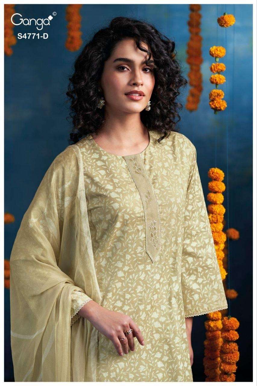 Ganga Czarina 4771 Dress Material - Amrah Wholesale