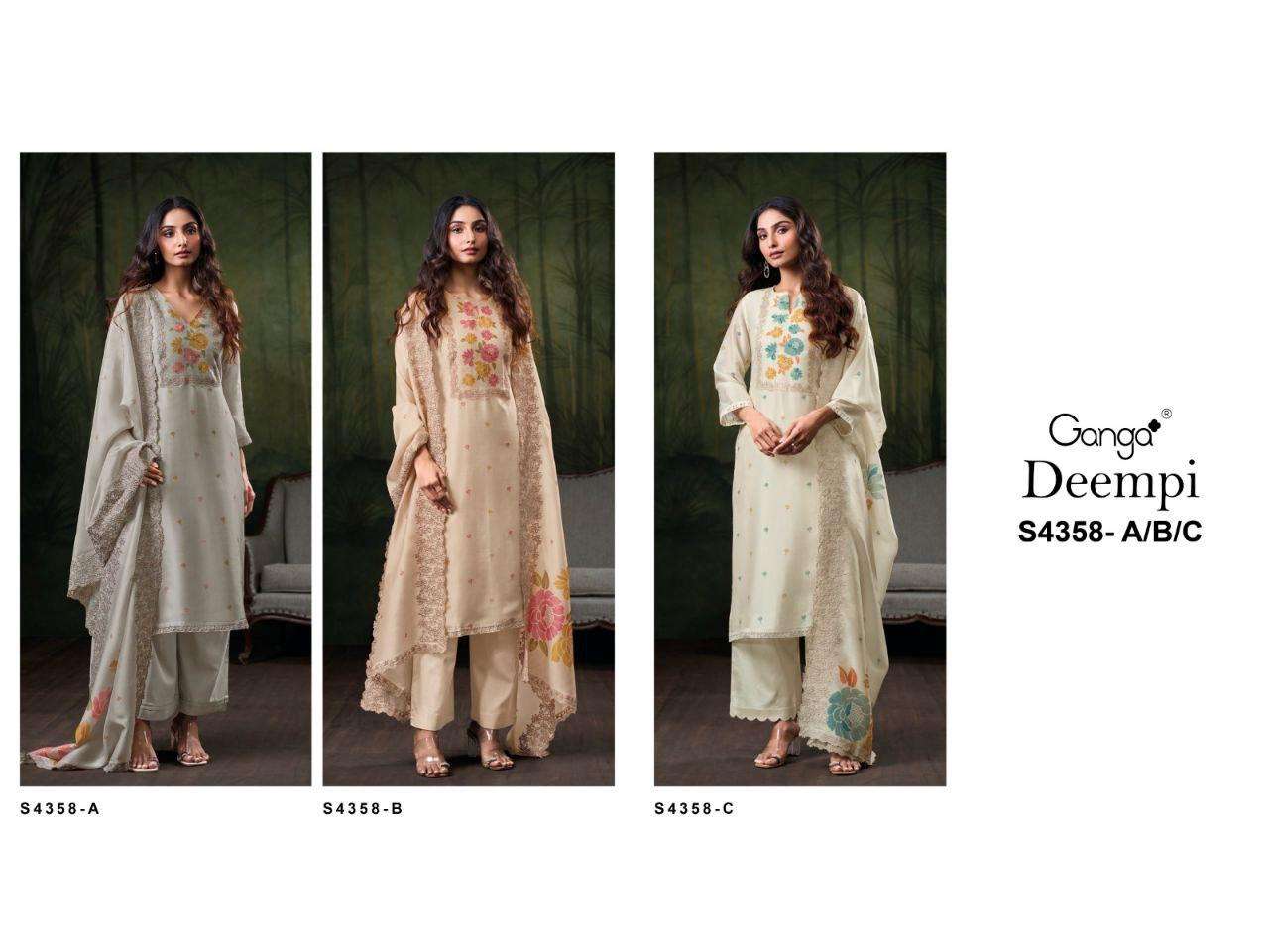 Ganga Fashion Deempi 4358