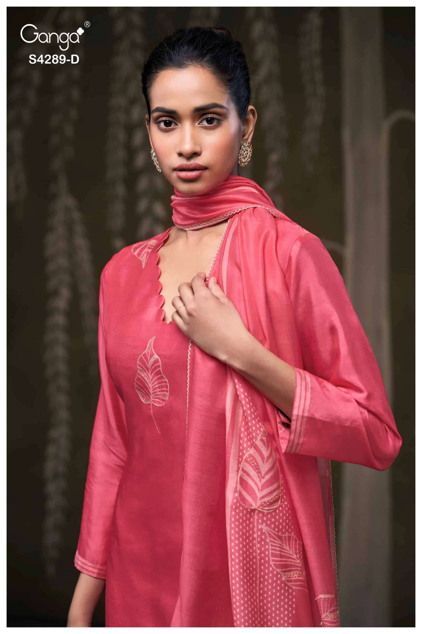 Ganga Fashion Deisha 4289 Pure Bemberg Russian Silk Designer Dress Material
