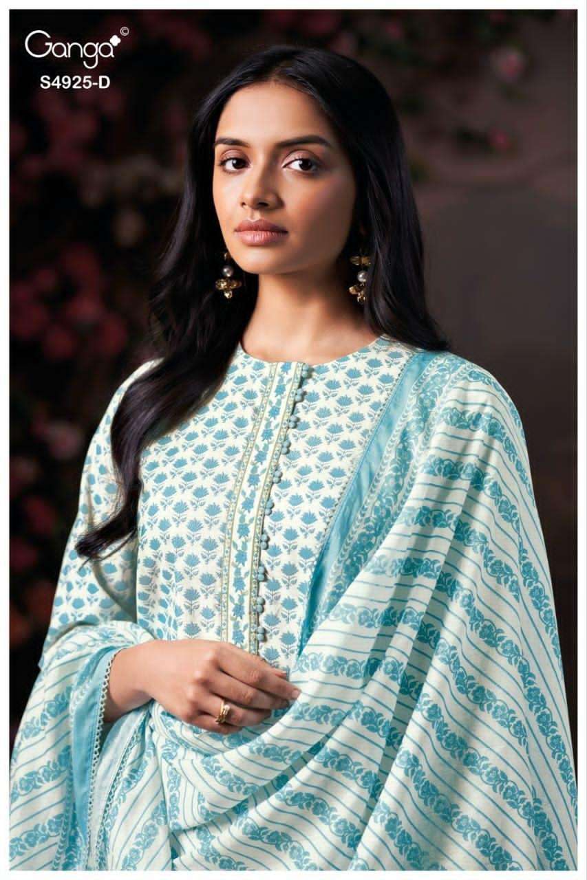 Ganga Dhrisha 4925 Premium Cotton Dress Material
