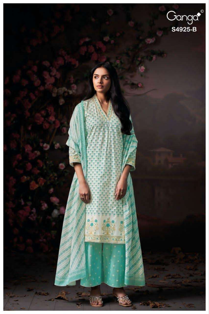 Ganga Dhrisha 4925 Premium Cotton Dress Material