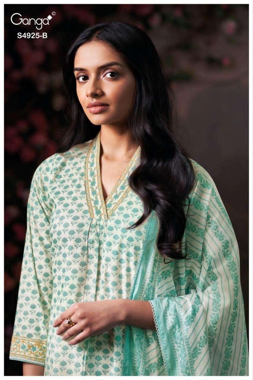 Ganga Dhrisha 4925 Premium Cotton Dress Material
