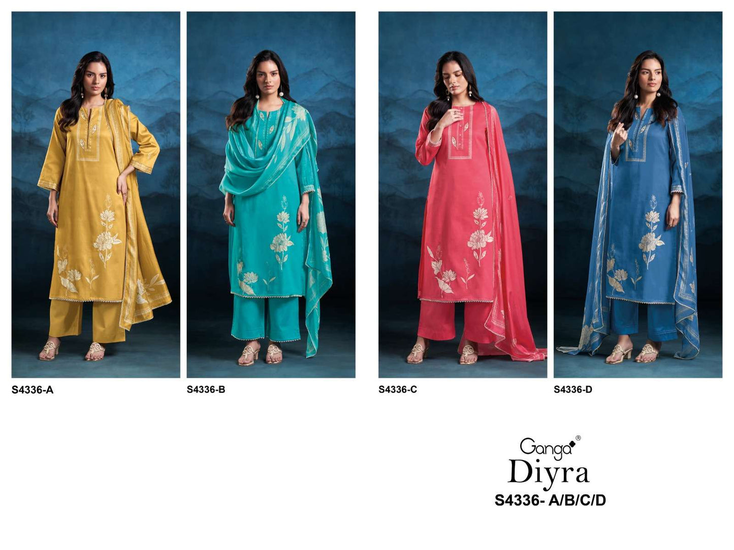 Ganga Fashion Diyra 4336