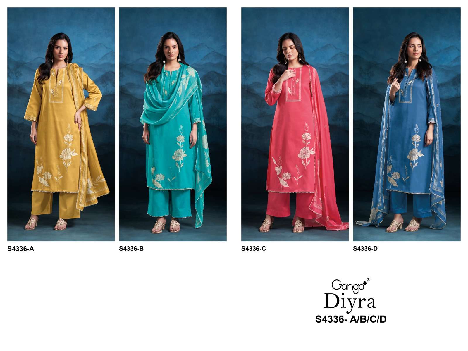 Ganga Fashion Diyra 4336