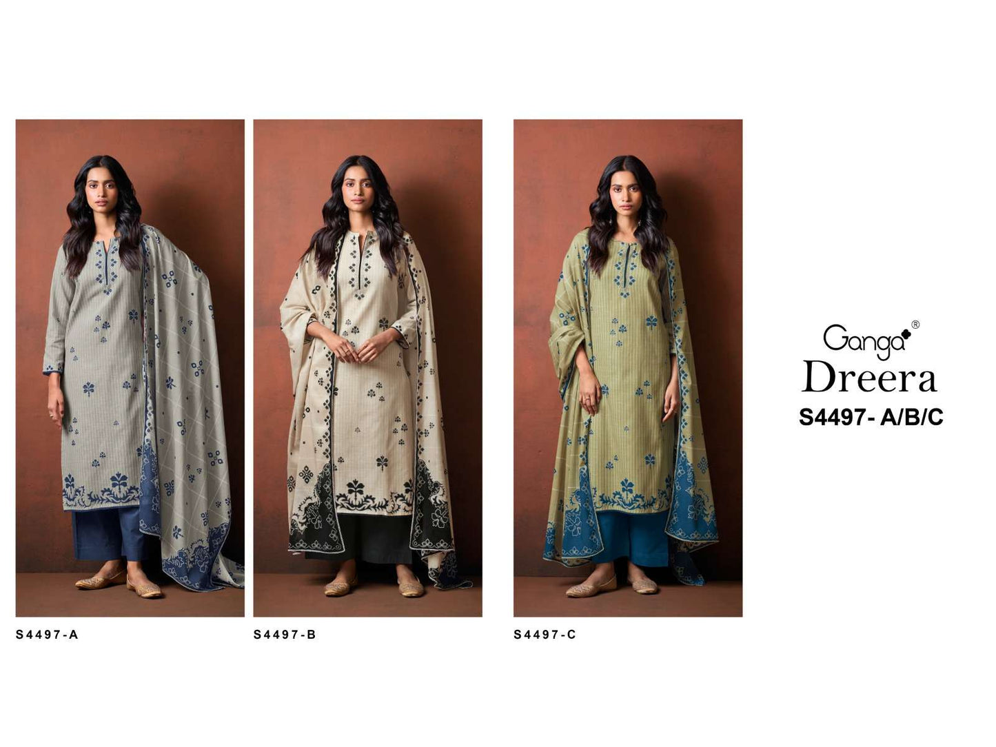Ganga Fashion Dreera 4497