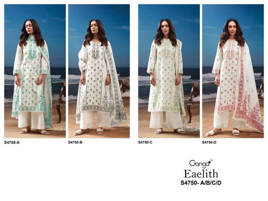 Ganga Fashion Eaelith 4750 Dress Material - Amrah Wholesale