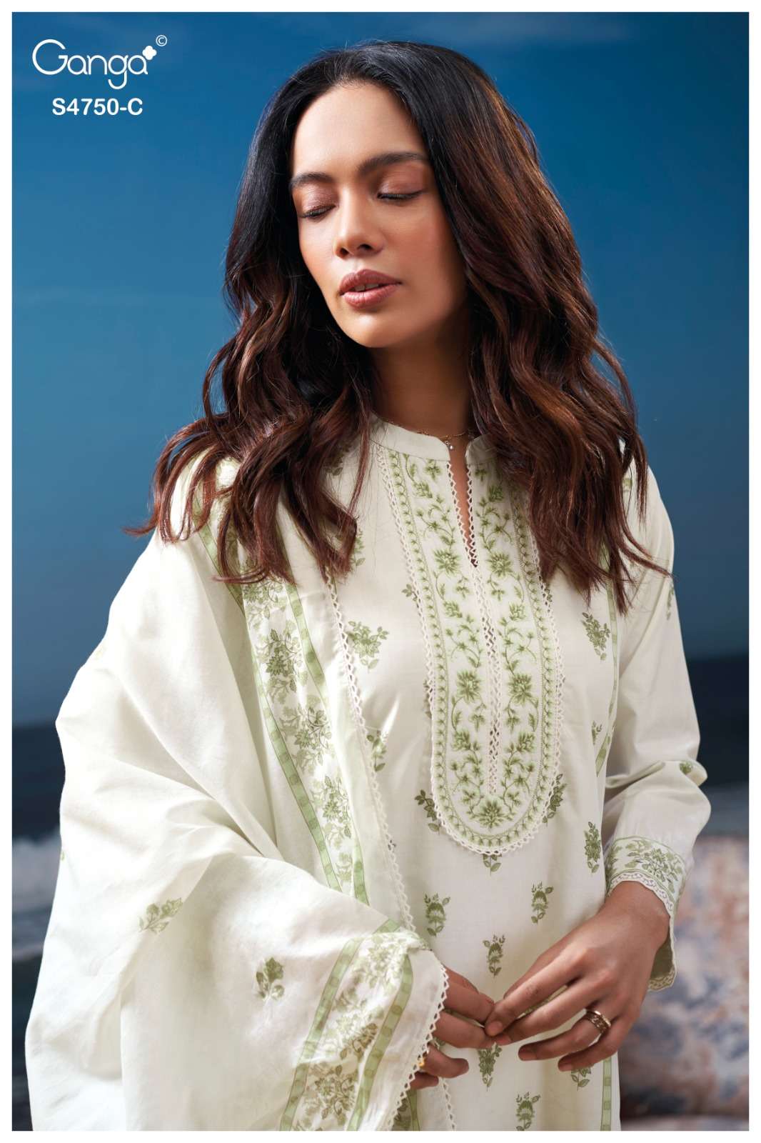 Ganga Fashion Eaelith 4750 Dress Material - Amrah Wholesale