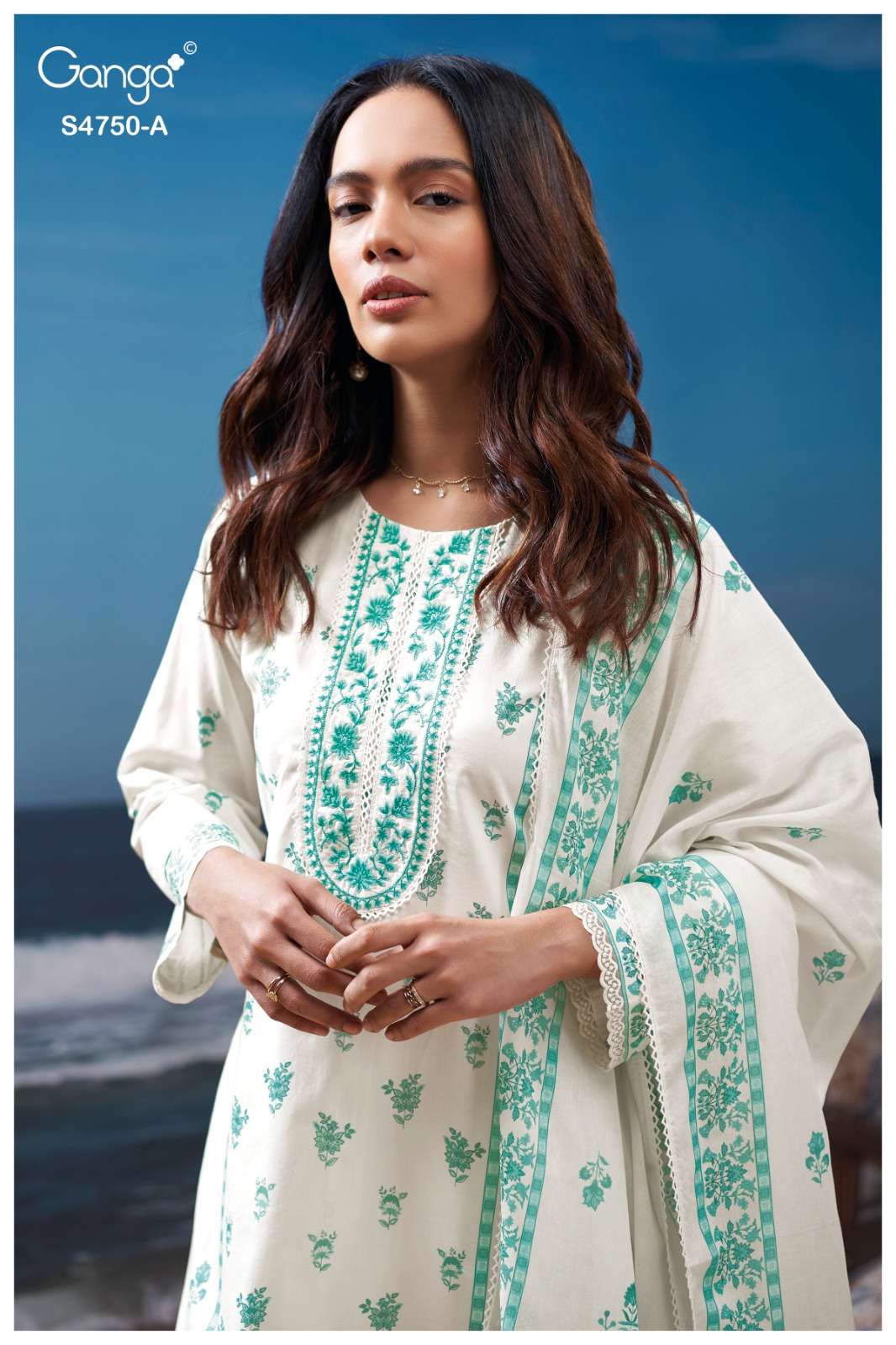 Ganga Fashion Eaelith 4750 Dress Material - Amrah Wholesale