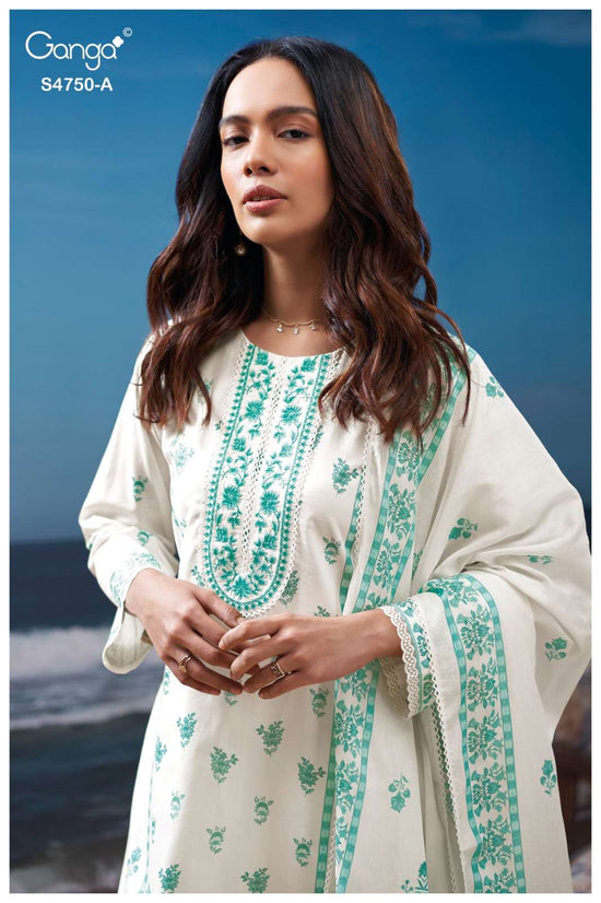 Ganga Fashion Eaelith 4750 Dress Material - Amrah Wholesale