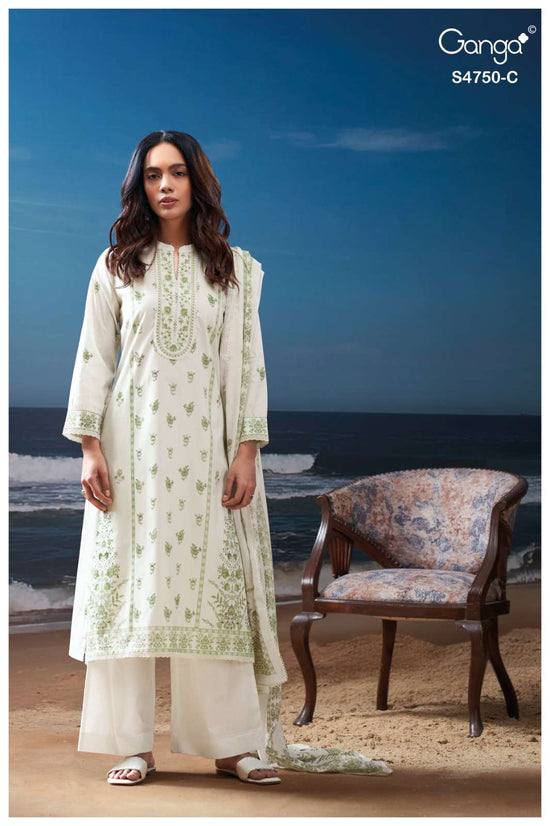 Ganga Fashion Eaelith 4750 Dress Material - Amrah Wholesale