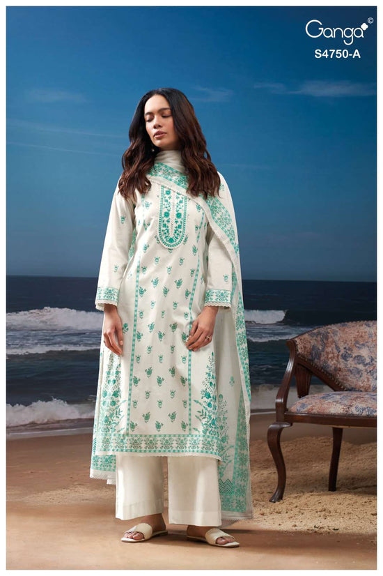 Ganga Fashion Eaelith 4750 Dress Material - Amrah Wholesale